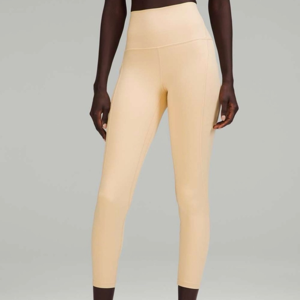 Lululemon Align High Rise NuLu Fabric Prosecco Null Leggings Size 2